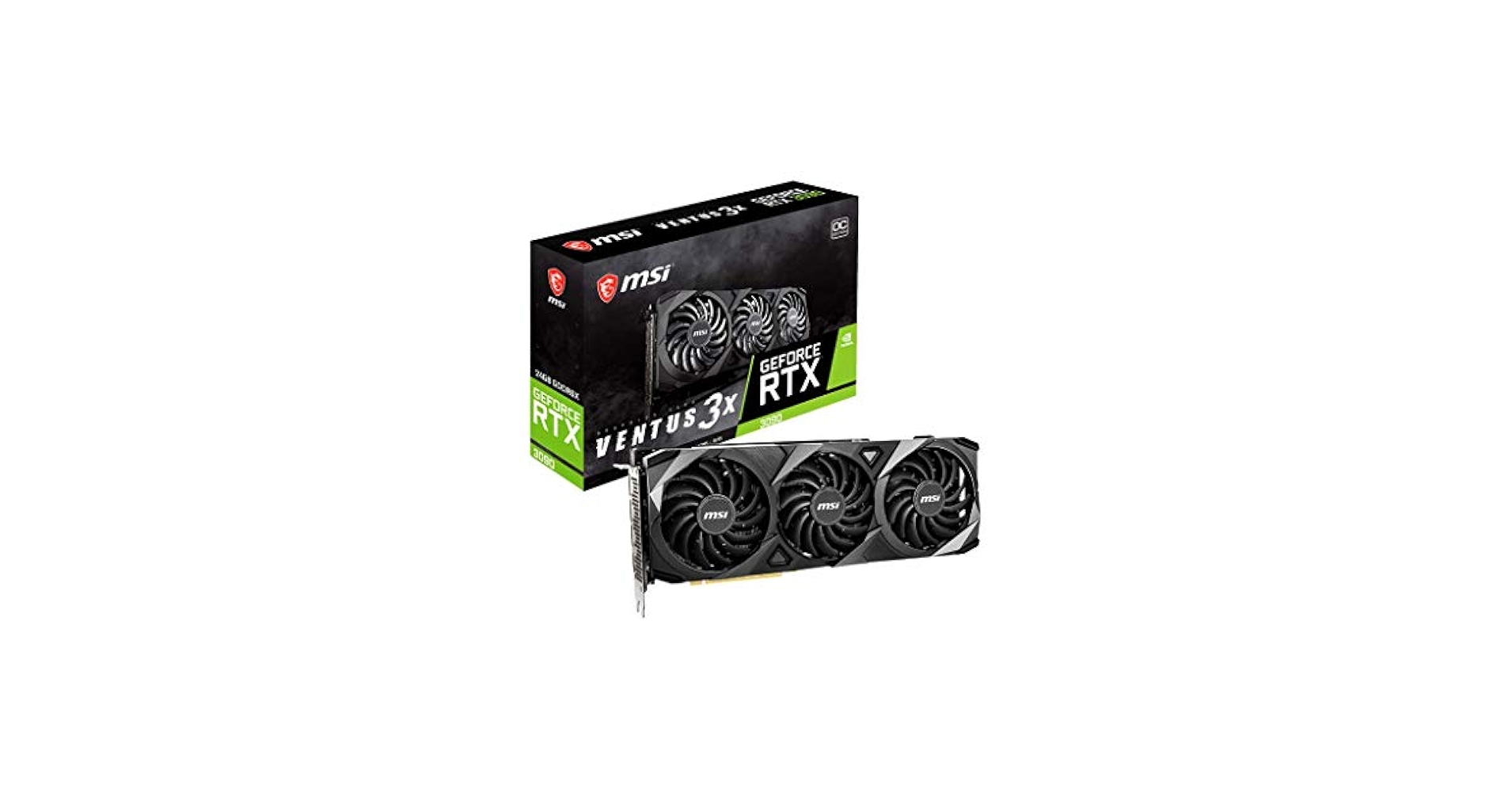 j*j様 MSI RTX 3090 VENTUS 3X 24G OC VRAM GeForce RTX™ 3090 VENTUS 3X 24G OC
